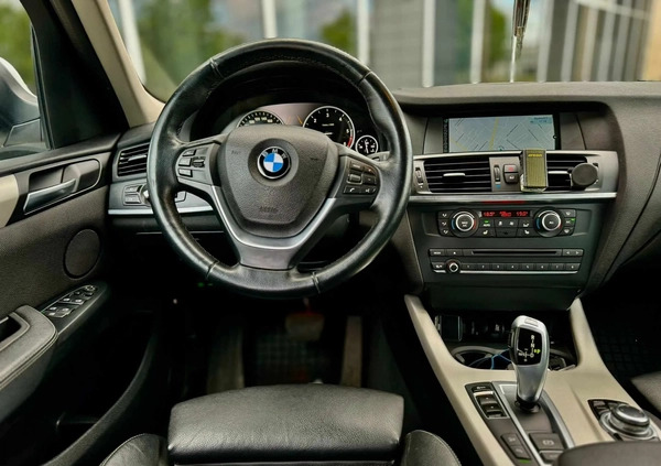 BMW X3 cena 72900 przebieg: 139000, rok produkcji 2014 z Torzym małe 781